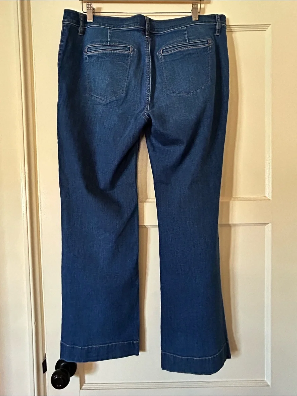 LOFT Mid Wash Blue Denim Wide-Leg Jeans